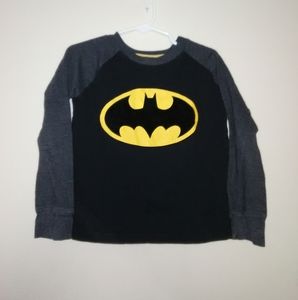 Batman toddler boys long sleeve shirt 4T black